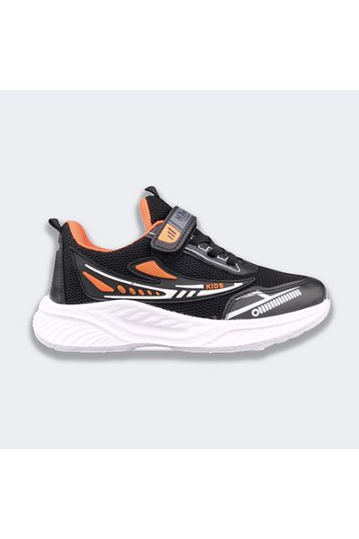 M.P. 251-3415Ft-S105 Model Kids Black-Orange Mpone ft Sports Casual Shoes