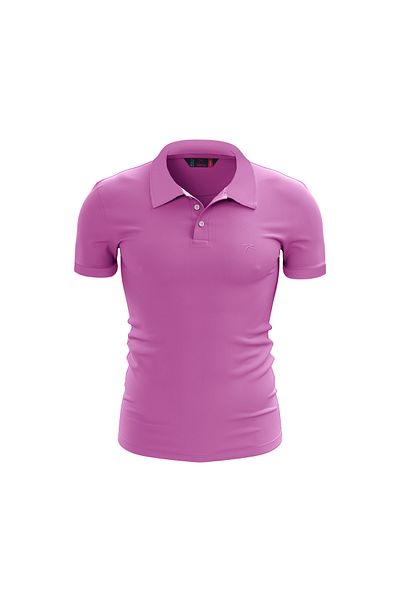 raru Ανδρικό μπλουζάκι πόλο ASTRUM PINK