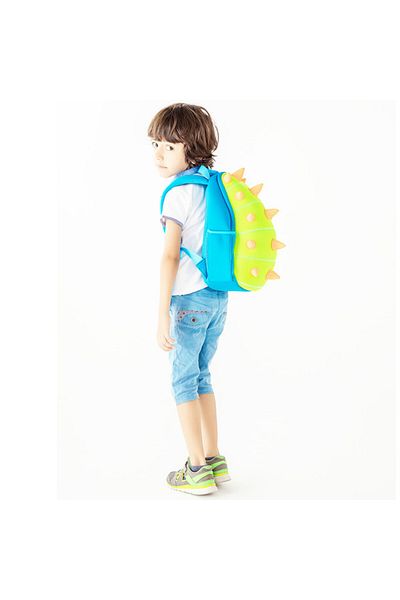 Eazy Kids مجموعة مدرسة ديناصور شائك - أخضر