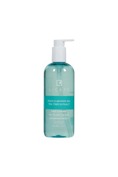 Licape Tea Tree Gesichtsreinigungsgel 400 ml - Sanfte Tiefenreinigung & Feuchtigkeit