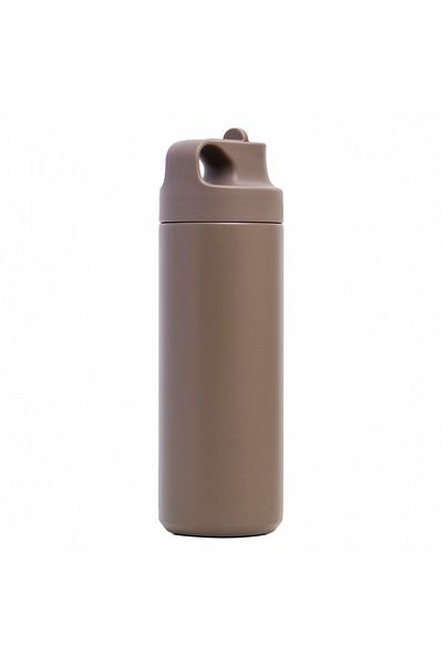 Hydrobrew Insulated Sports Water Bottle - Khaki, 550ml