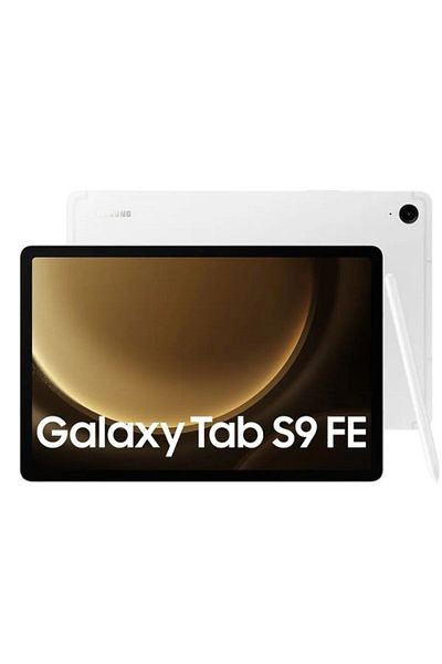 Samsung تابلت جالاكسي تاب S9 FE + 5G Android |   ذاكرة وصول عشوائي 6 جيجا |   تخزين 128 جيجابايت |   بما في ذلك قلم S |   الفضة