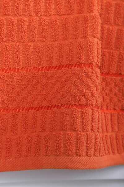 ALPACO 6-комплект кольорових бавовняних жакардових рушників для рук і обличчя 50 x 90 см Платиновий