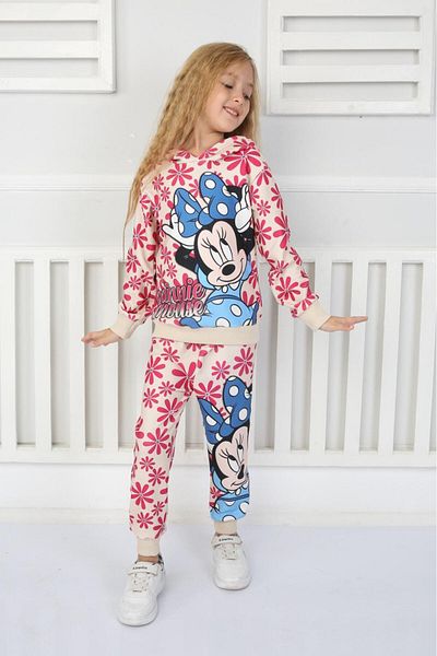 KidsGo طقم مكون من قطعتين بغطاء للرأس للفتيات من Mickey Mouseli