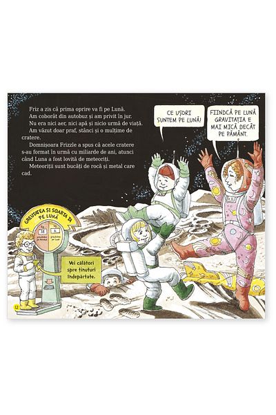 Editura Portocala Albastra The Magic Bus: Wandering Through the Solar System - by JOANNA COLE