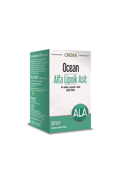 Orzax Ocean Alfa Lipoik Asit 200 mg 30 Kapsül