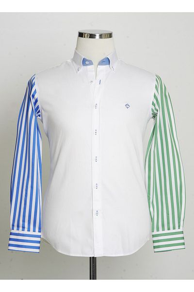 Paul Martin Canadian Paul Martin Stripe Piece Model Men's Shirtpm3600V2R01