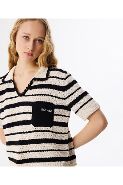 Twist ÇİZGİLİ GÖMLEK YAKA TRİKO
