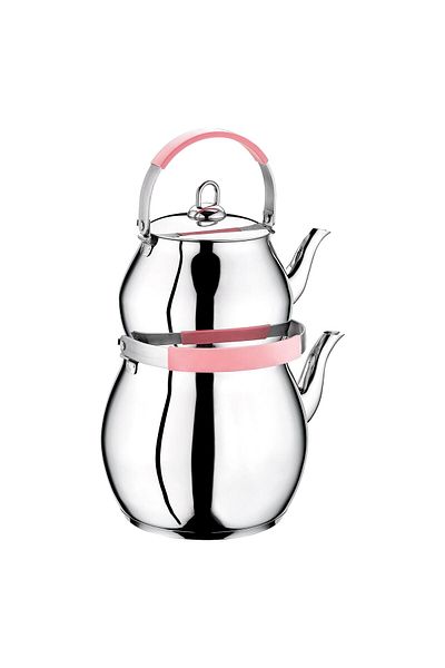 OMS Steel Teapot Xl Size Silicone Handle