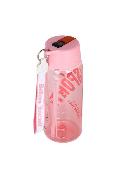 Hydrobrew Water Bottle 800ml with Grab String - Pink