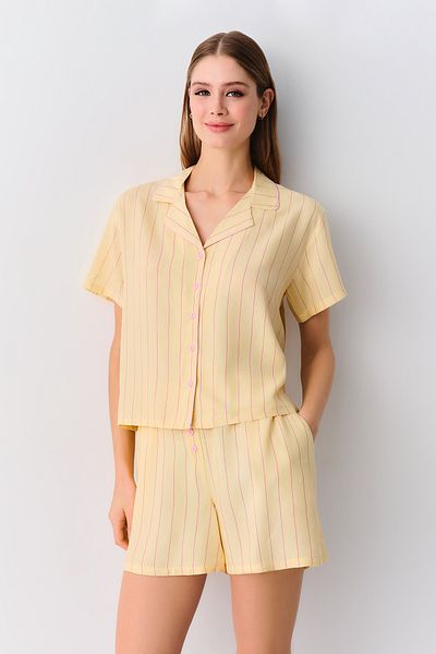 SUWEN Sugar Masculine Shorts Pajama Set
