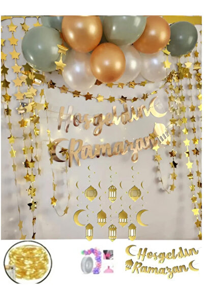 Hayaller Dükkanı Ramazan Süsleri Led Işıklı Ramazan Süsü Hoşgeldin Ramazan Ev...