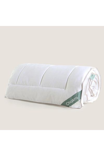 Chakra Soya Quilt 195x215 Cm White