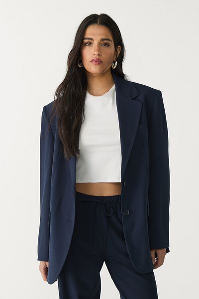Stradivarius سترة كبيرة الحجم