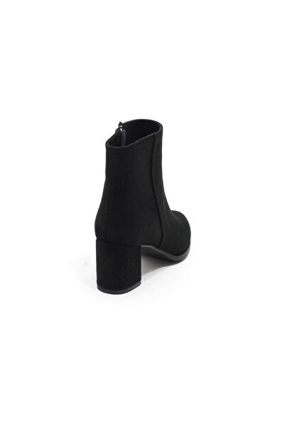 lizel HADLEY SÜET SİYAH RENK TOPUKLU KADIN BOT