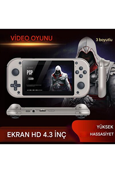 SJGAM M17 Retro Atari, Taşınabilir Oyun Konsolu, Psp/ps1 N64 Oyunları ile 200...