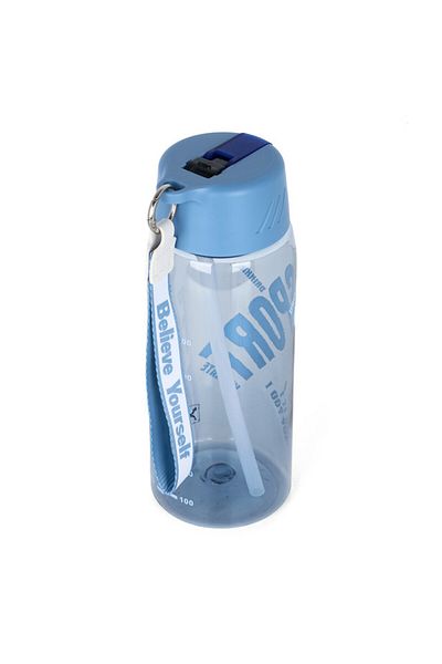 Hydrobrew Water Bottle 800ml with Grab String - Blue