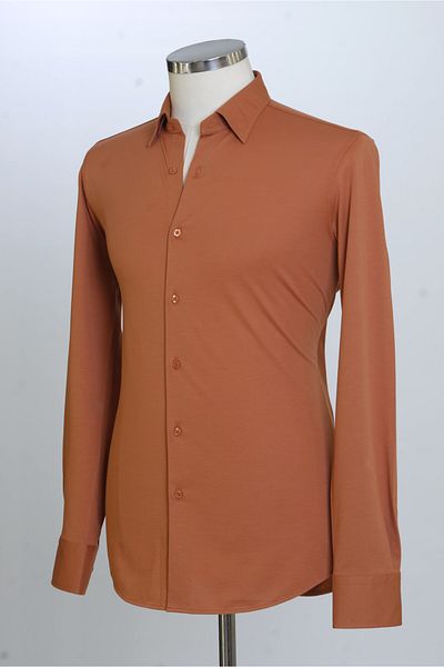 Paul Martin Canadian Paul Martin Knitted Fabric Straight Pattern Men's Shirt Pm3522R11