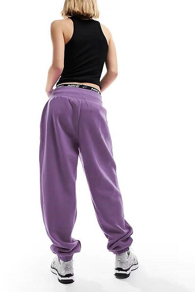 Nike Αθλητικά ρούχα Phoenix Fleece High Rise Oversized Ανακλινόμενο Plus Size Ψηλόμεσο Γυναικείο Φούτερ