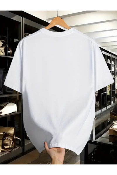 Elfa Tekstil Unisex Special Gift for Valentine's Day Tshirt Oversize Cut Loose Two Thread