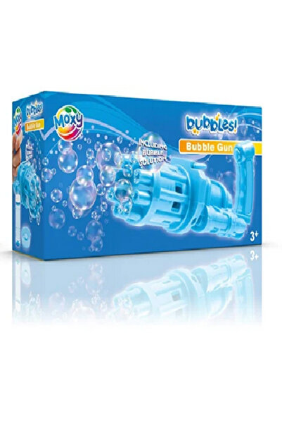 Moxy Jucărie cu bule de săpun și soluție pentru bule, albastră