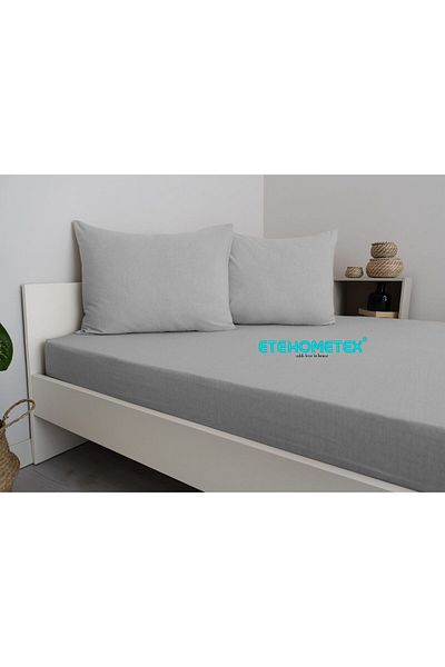 ETE HOMETEX Double Cotton Fitted Sheet Set 180X200X30Cm