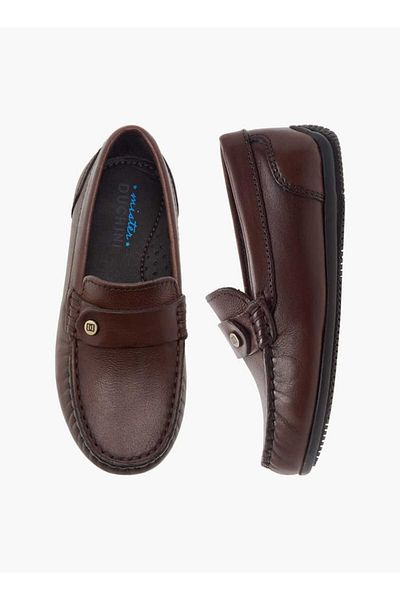 Mister Duchini Master Duchini Textured Slip-On Moccasins