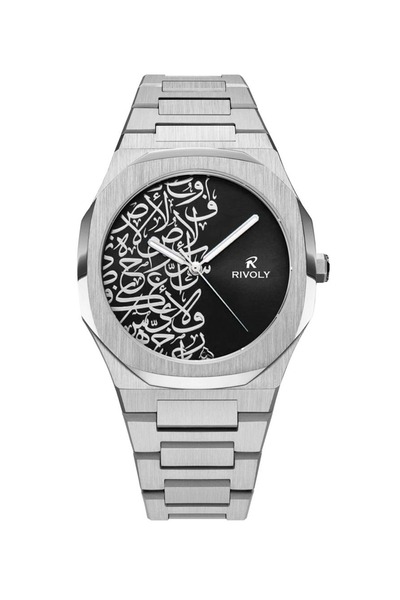Rivoly Modern men's watch made of steel with Arabic letters