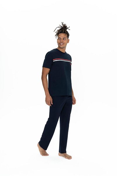 U.S. Polo Assn. Ανδρική πιτζάμα Navy Blue - 18895