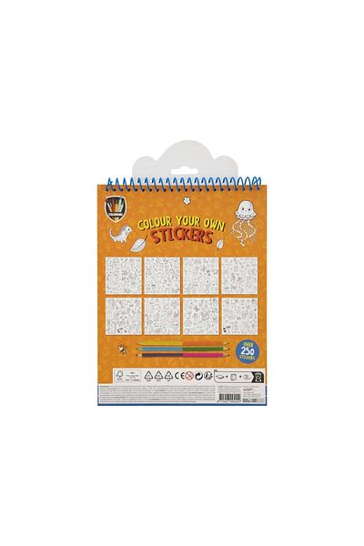 GRAFİX Creative set, Color your own stickers, Animals