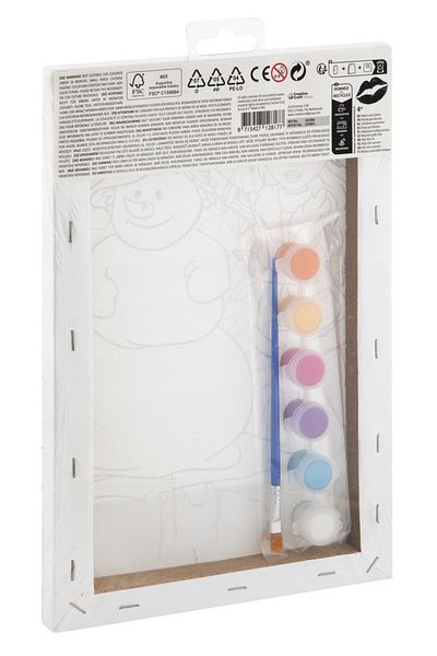GRAFİX Paint by numbers - Fun with the snowman