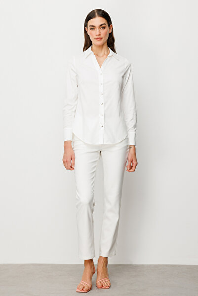 Ekol Düğmeli Poplin Gömlek