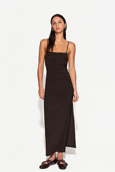 Bershka Strappy midi dress