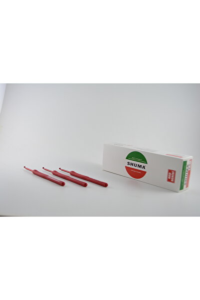 shuma Kırmızı Yumşak Saplı Silikon Tığ