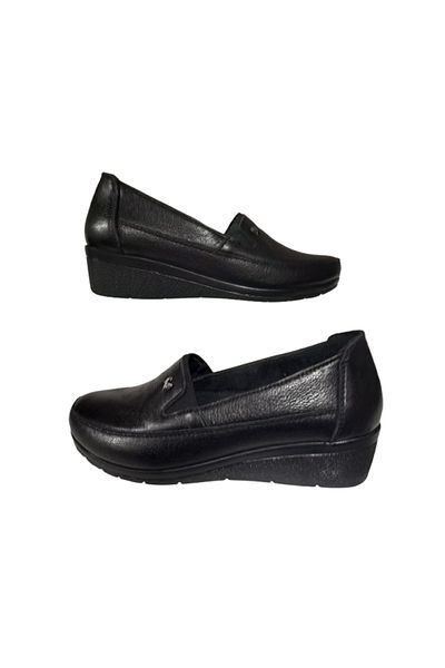 Bess Deriesso Pantofi de zi cu zi pentru mama cu talpă din piele naturală cu toc pană ultra ușoară