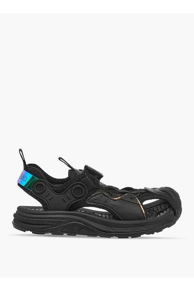 Kappa Boys' Textured Sandals with Rotating Buckle Closure