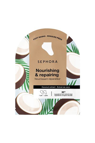 SEPHORA COLLECTION Impregnated Foot Masks - Intensive Moisturizing in 20 Minutes Coconut