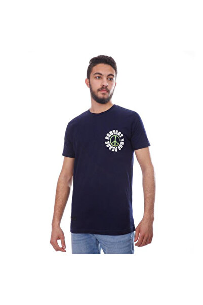 COUP Men Printed Single Jersey T-shirt 1000746 - Navy