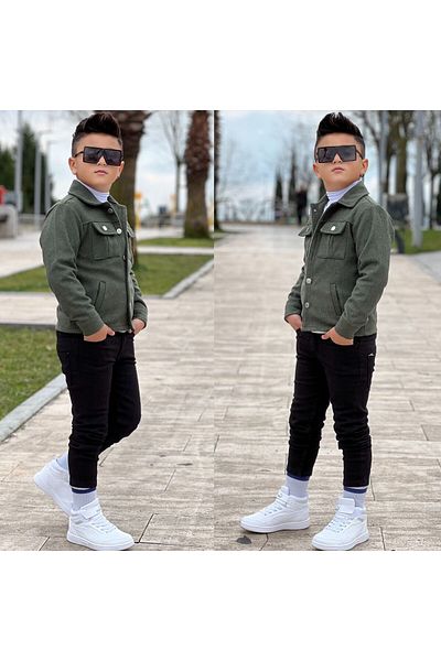 MARİSSA Three-Piece Set of Broadcloth Jacket