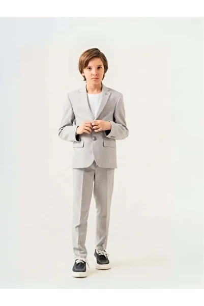 Zekids 3-6 Years Old Boys' Sports Set - T-Shirt, Linen Jacket and Pants