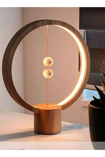 Taimi Smart USB Warm Light Lamp, Magnetic Suspension Switch-Beige