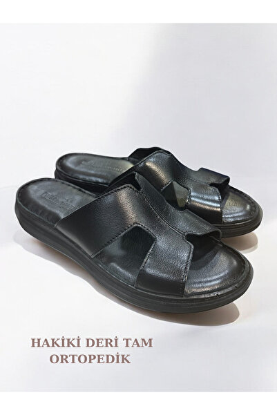 SHOUGO Натуральна шкіра Повністю ортопедичні Зручні та легкі капці