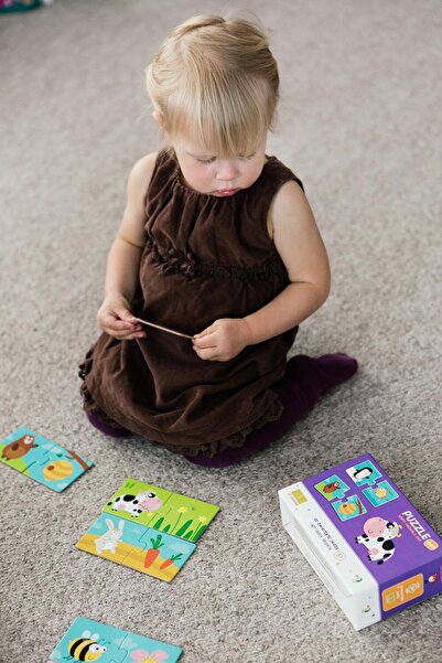 Dodo Duo Puzzle - Krmivo pro zvířata (2 díly)