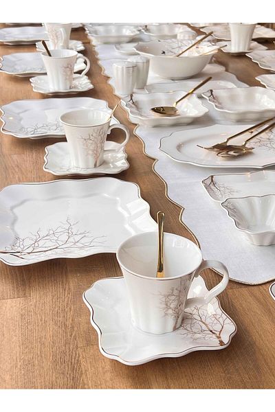 ROSSEV Arbol 86 Piece Breakfast Set - 12 People