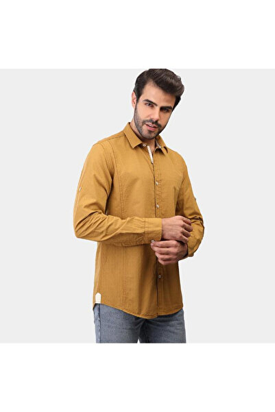 COUP قميص رجالي كاجوال 1200035 مقاس 2xl-بيج