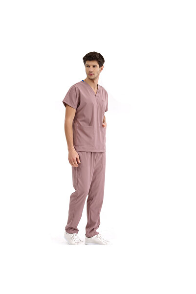 ÇİZGİ Lüks Likralı Üniforma Takımlar Yüksek Kaliteli Likralı Scrubs