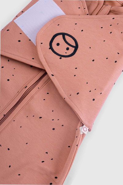 Little Gusto Cloak Sleeping Bag 0-6 Months Cosmos Pink Organic Cotton