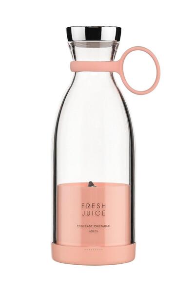 KAMPIT خلاط محمول بسعة 350 مل، يعمل بالبطارية، وردي