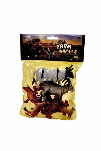 OMZ Animos Animal Play Set with Bag Medium Size - Dog Girl Kids Educational Toy Boy Toys