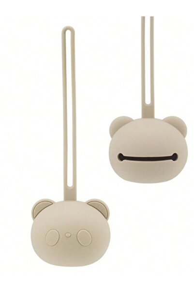 Elias Baby Slikon Emzik Saklama Kutusu Emzik Tutucu Taşınabilir Askılı Panda ...